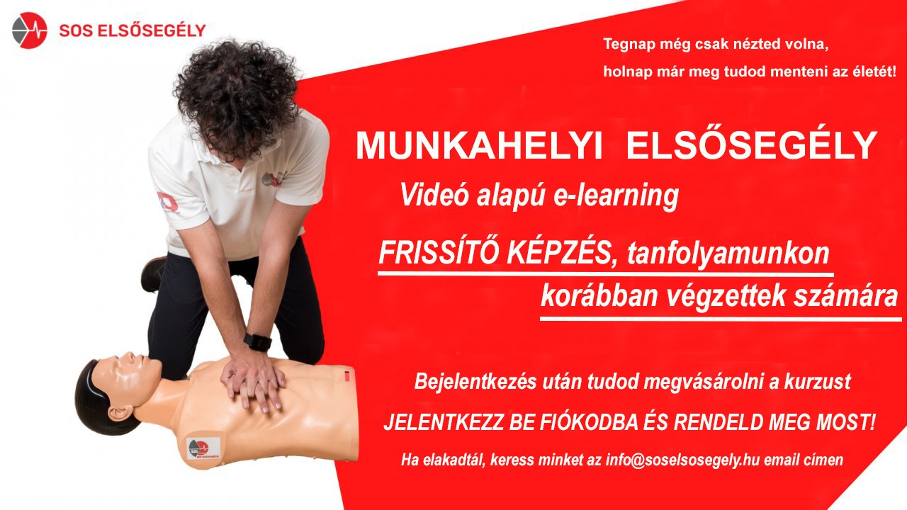 Munkahelyi elsősegély frissítő kurzus